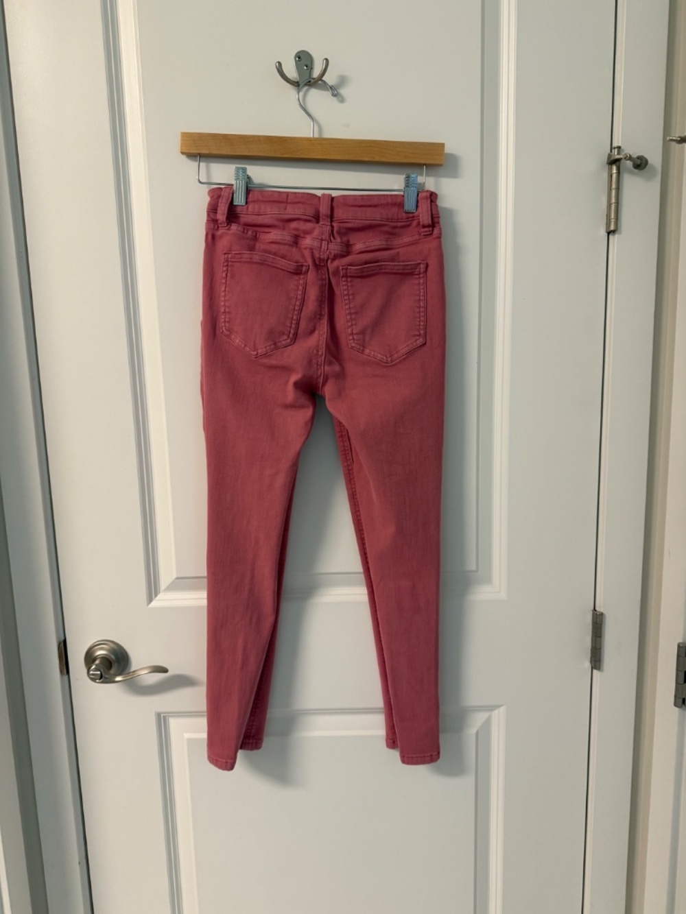 Cosmic Blue Love Pink Skinny Jeans Size 25 - Picture 5 of 8